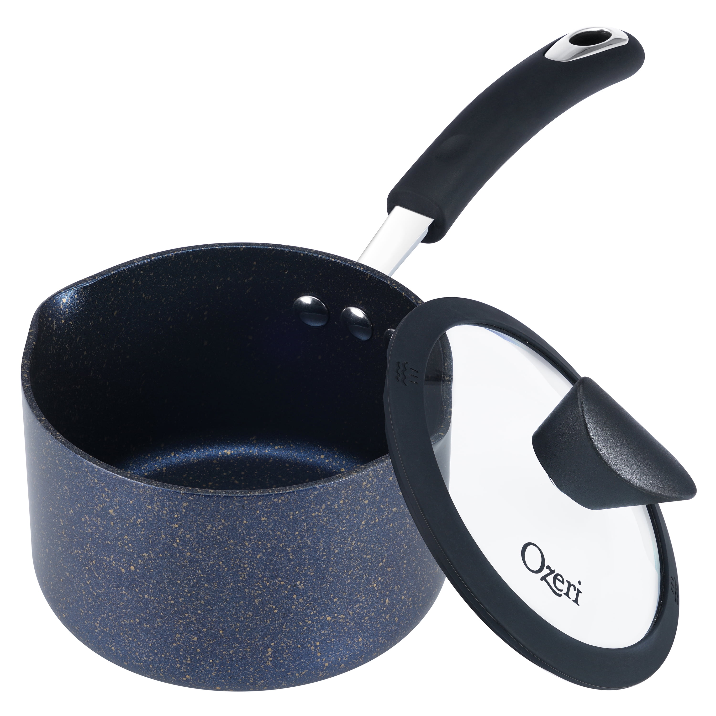 The AllInOne Stone Saucepan and Cooking Pot by Ozeri 100 APEO