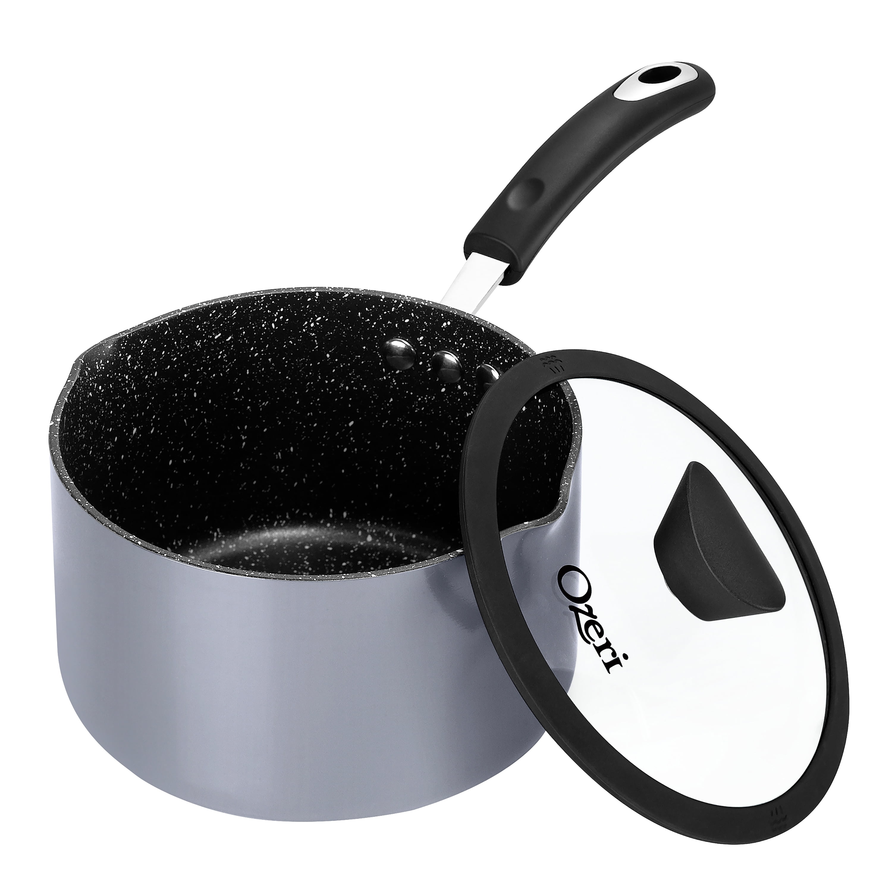 The AllInOne Stone Saucepan and Cooking Pot by Ozeri 100 APEO