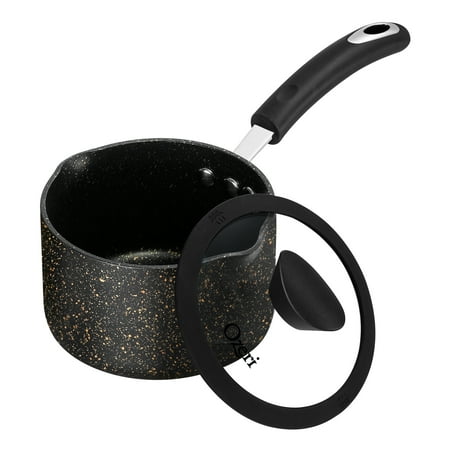 The All-In-One Stone Saucepan and Cooking Pot by Ozeri -- 100% APEO, GenX, PFBS, PFOS, PFOA, NMP and NEP-Free German-Made Coating