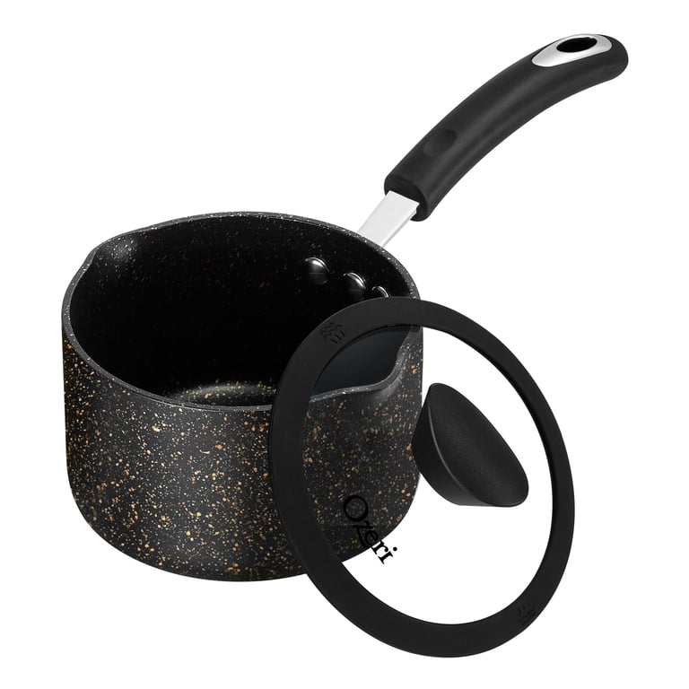 Ozeri Green Earth Sauce Pan – 5.3 Quart, German Ceramic Non-Stick Coating, Free Of PFAS & Toxins