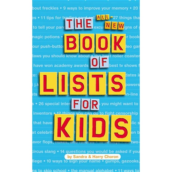 The All-New Book of Lists for Kids, (Paperback)