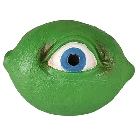 The All Seeing Fruit Resin Statue Simulation with Eyes Sculpture Desktop Decor Home-B