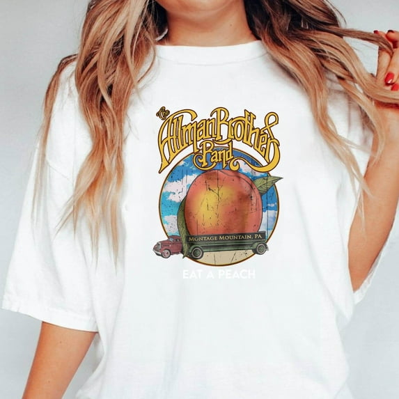 The Allman Brothers Band Eat A Peach Vintage Style Rock Album Unisex T-Shirt, up to 5XL