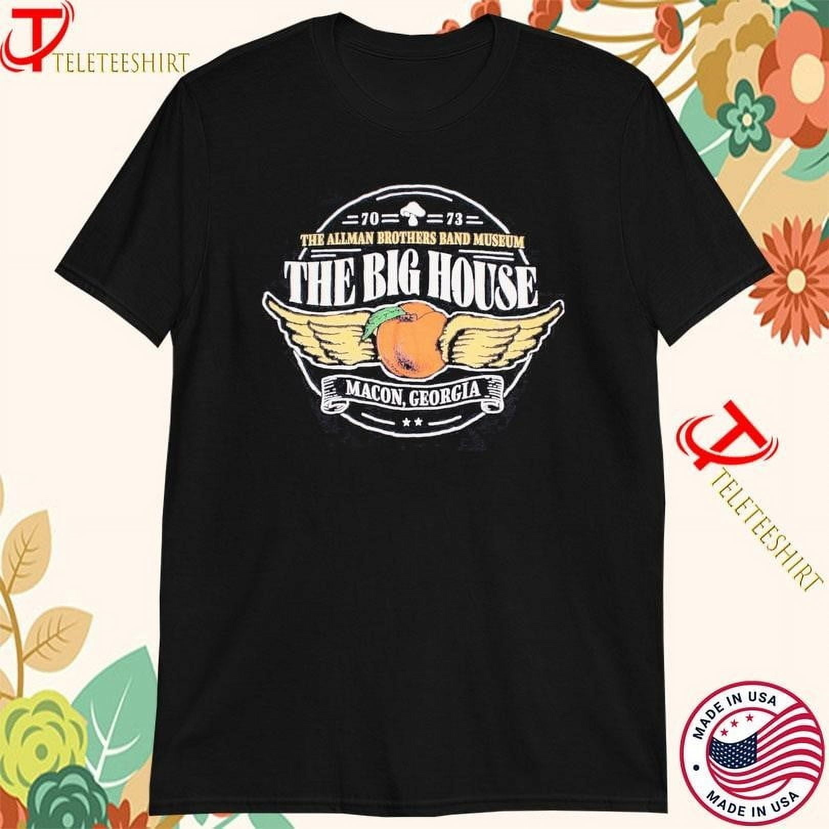 The Allman Brothers Macon Peach Wings Tshirts