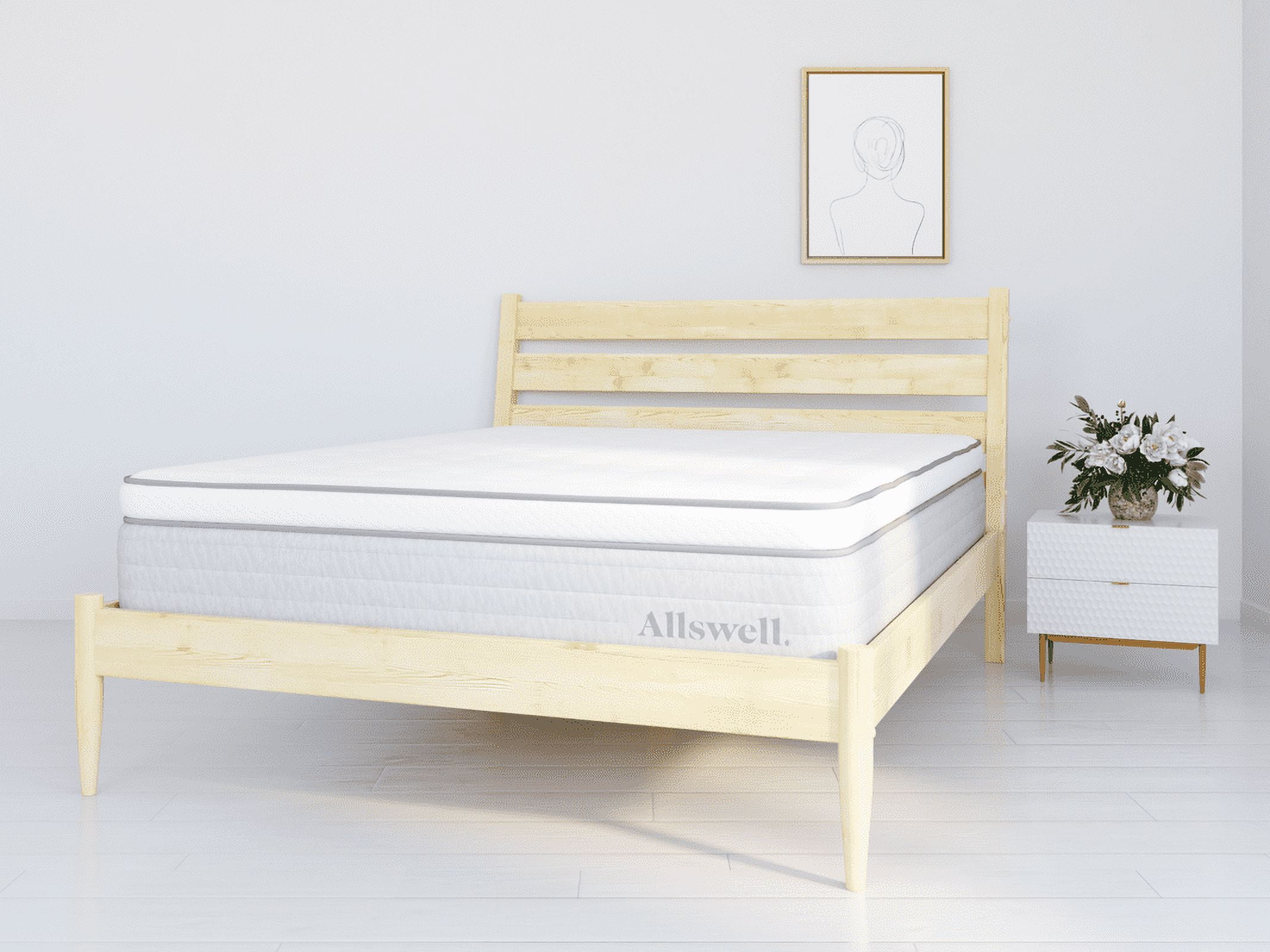 The Allswell Supreme Cooling 14" Bed in a Box Hybrid Mattress, King