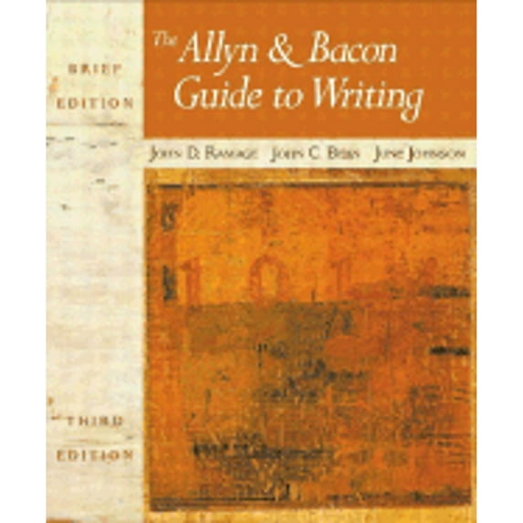 Pre-Owned The Allyn & Bacon Guide to Writing (Paperback) 0321106210 9780321106216