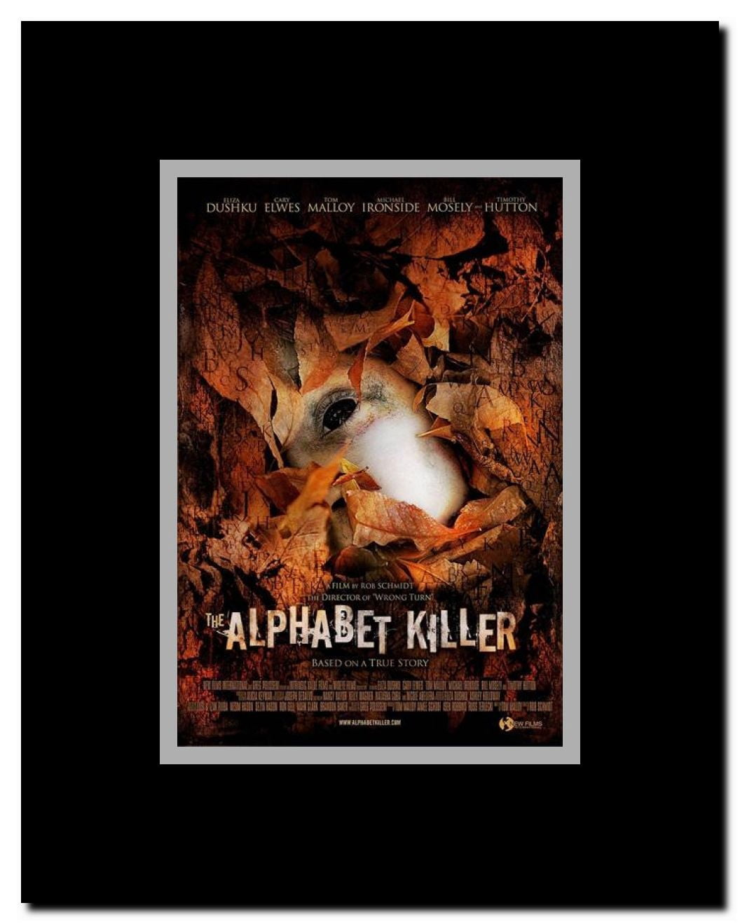 The Alphabet Killer Framed Movie Poster