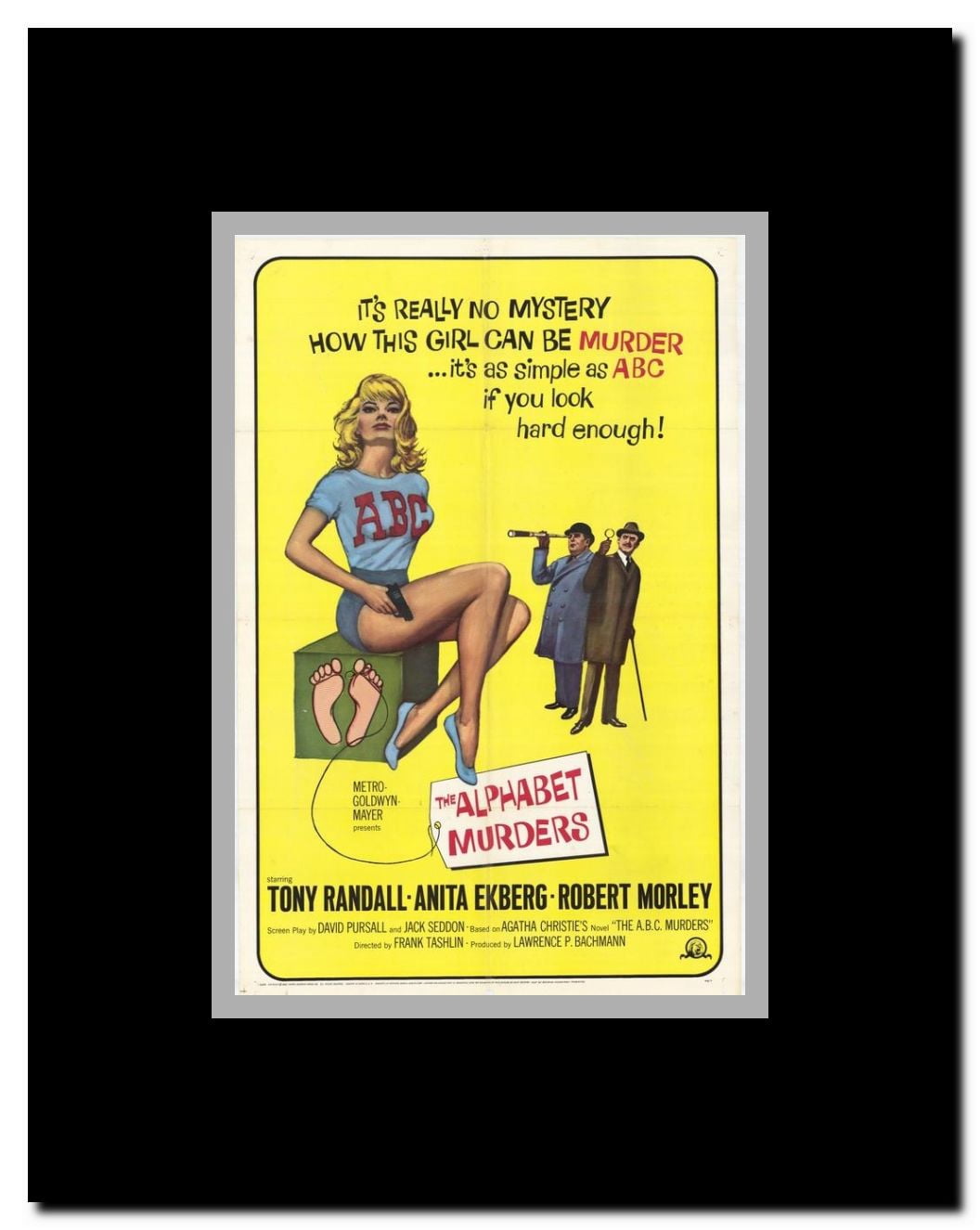 The Alphabet Murders Framed Movie Poster