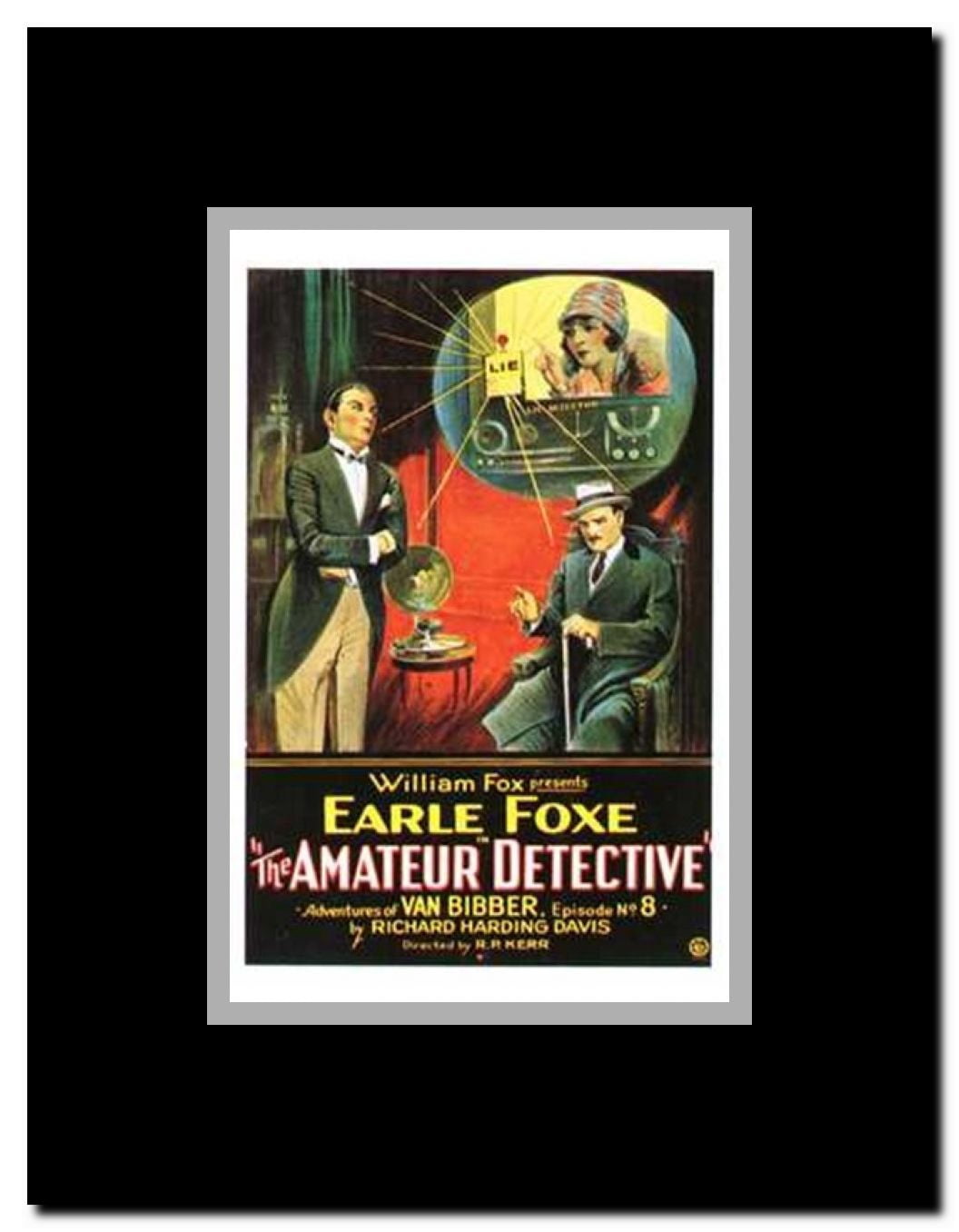 The Amateur Detective Framed Movie Poster