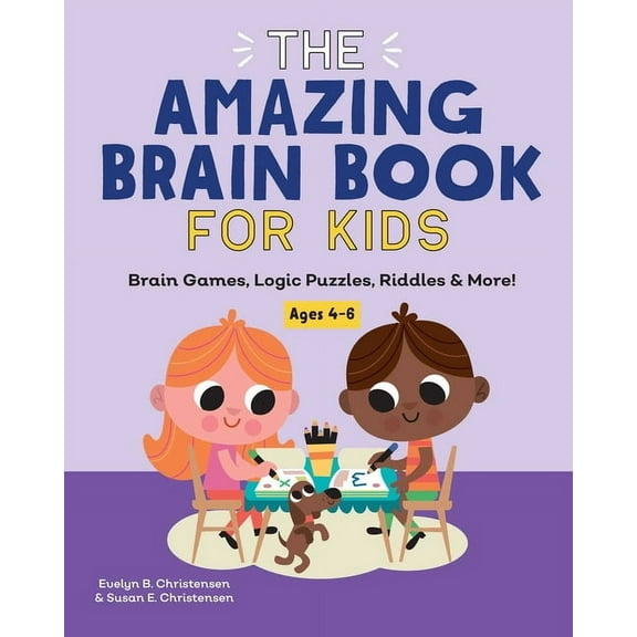 The Amazing Brain Book for Kids: Brain Games, Logic Puzzles, Riddles & More!, (Paperback)