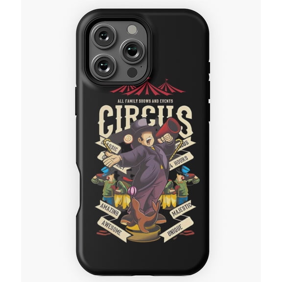 The Amazing Circus Funny Phone Case for iPhone 16 15 14 13 12 11 Pro Max