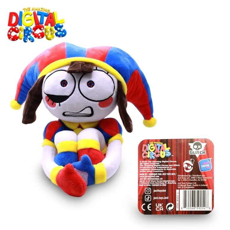 Just Toys LLC The Amazing Digital Circus – 10″ Pomni Plush Toy