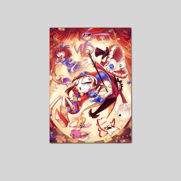 The Amazing Digital Circus Cartoon Poster Bedroom Decor Poster Size 24''x36'' Googate