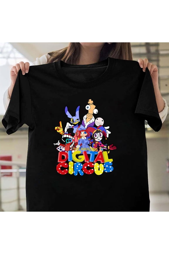 The Amazing Digital Circus Graphic Unisex T-Shirt, Animation Internet Meme Gift G0940, Up to Size 5XL