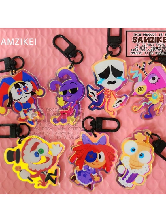 The Amazing Digital Circus Acrylic Keychain - Random Design