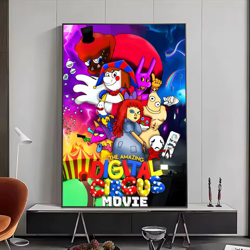 The Amazing Digital Circus Movie Poster Unframed Size 24x36 GooGate