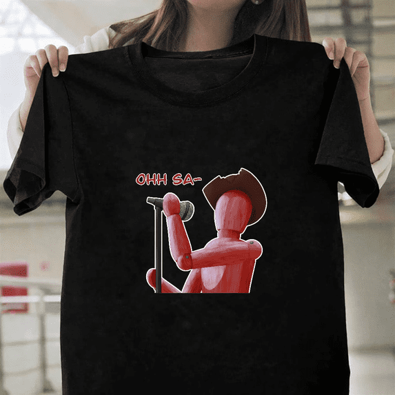 The Amazing Digital Circus Ohh Sa Disappearing Guy Unisex T-Shirt, up to size 3XL.