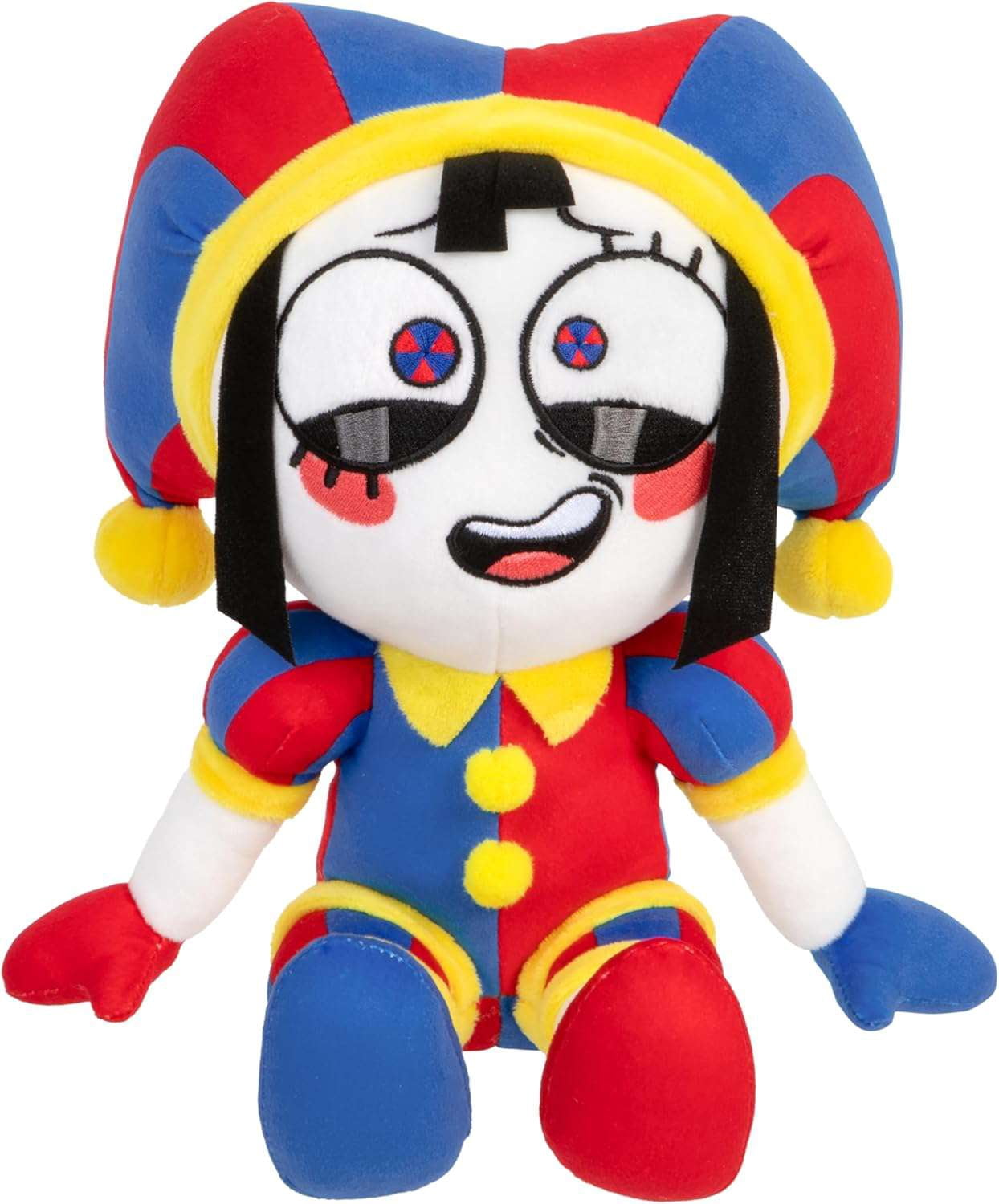 Amazing Digital Circus Talking Pomni Plush, 13 Unique Phrases, 12" Interactive Plush Figure, Ages 4+