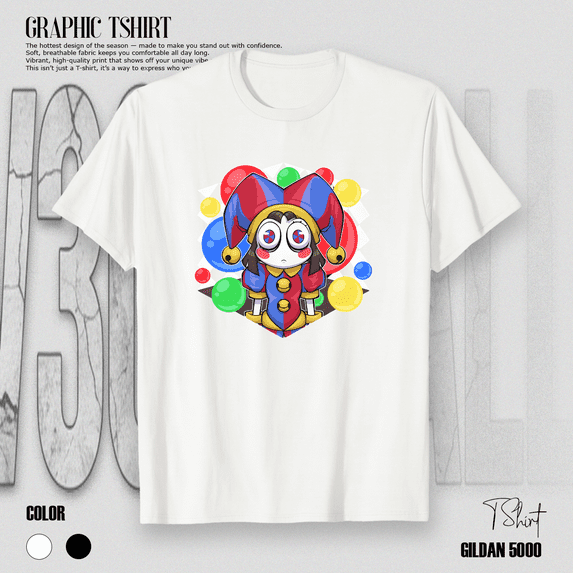 The Amazing Digital Circus Pomni Unique Cartoon Fan Graphic Unisex T-Shirt V80592, up to size 5XL