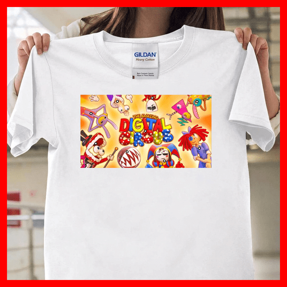 The Amazing Digital Circus TADC Ragatha Pomni and Jax Fan Art G80652, Funny Graphic for Men and Women, Up to 5XL