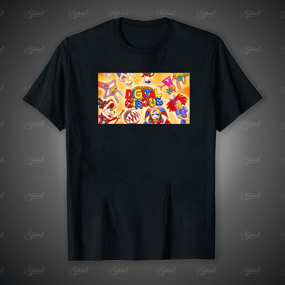 The Amazing Digital Circus TADC Ragatha Pomni and Jax Fan Art Unisex T-Shirt, up to size 5XL