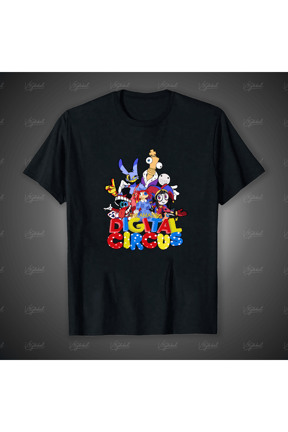 The Amazing Digital Circus Viral Indie Animation Hit Show Fan Art Unisex T-Shirt, up to size 5XL