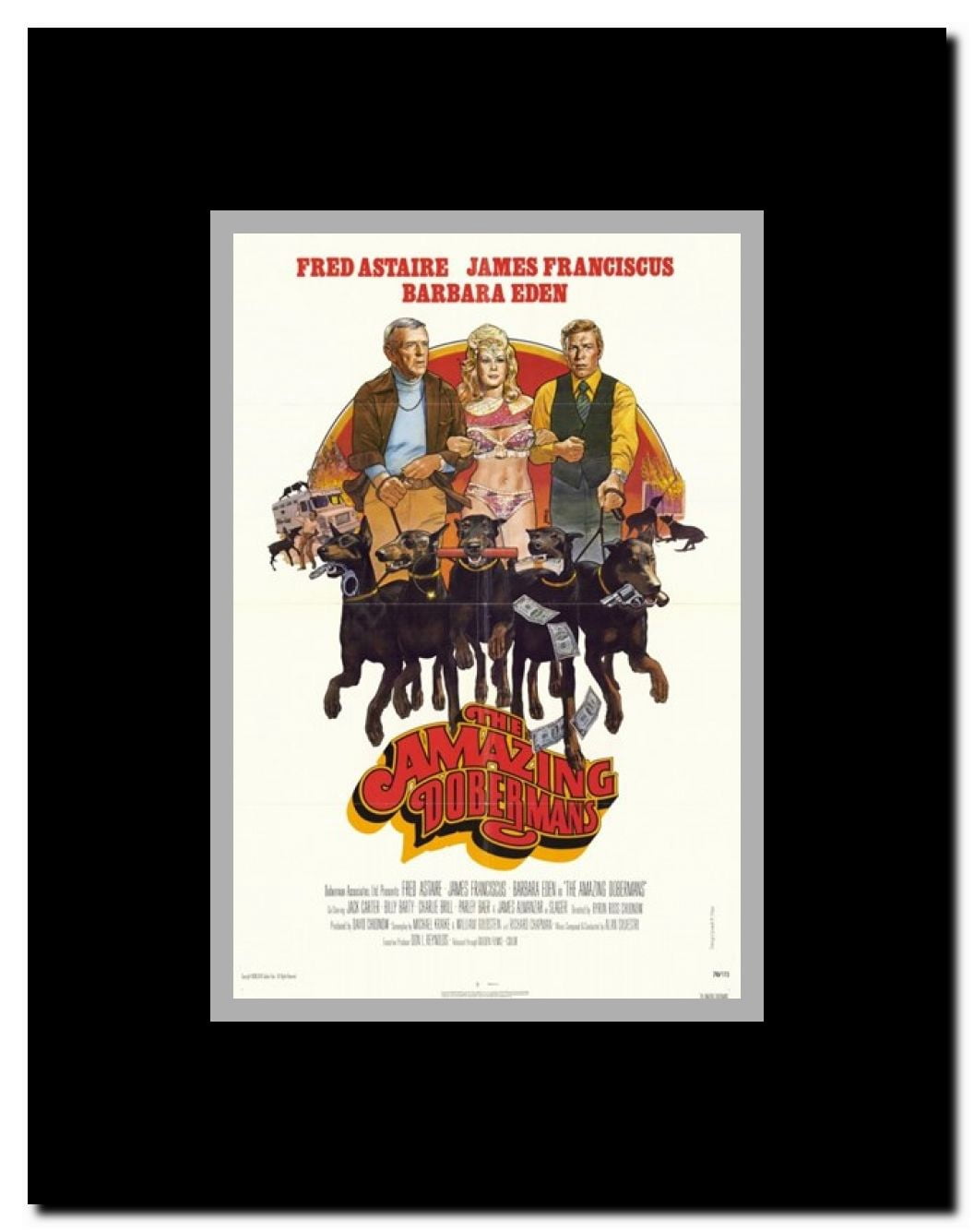 The Amazing Dobermans Framed Movie Poster