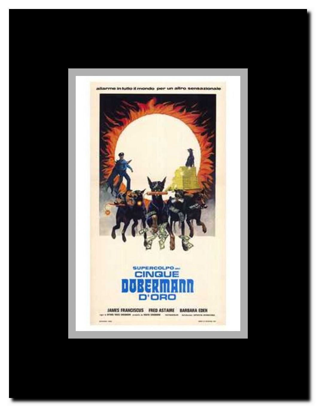The Amazing Dobermans Framed Movie Poster