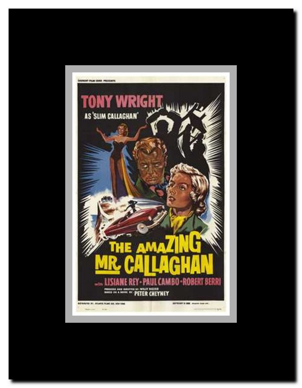 The Amazing Mr Callaghan Framed Movie Poster