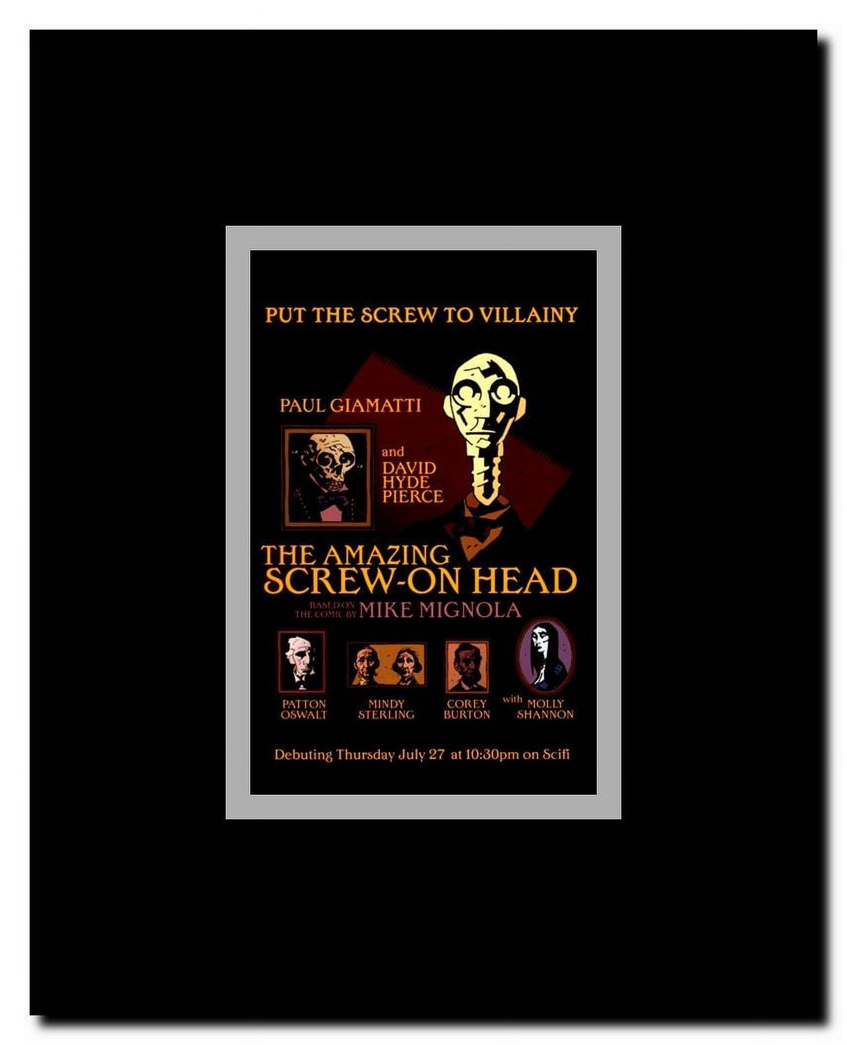 The Amazing Screw-On Head Framed Movie Poster