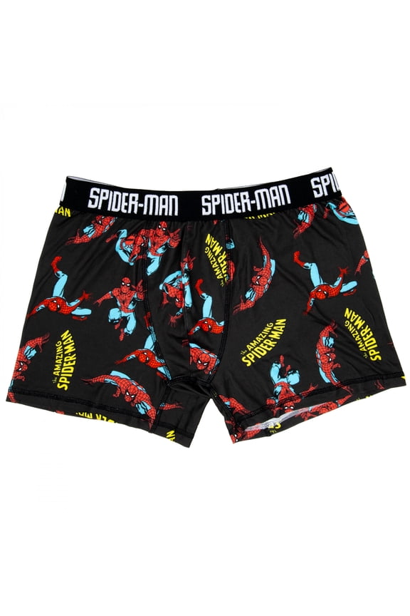 The Amazing Spider-Man Comic Print Men's Underwear Boxer Briefs-Small (28-30)