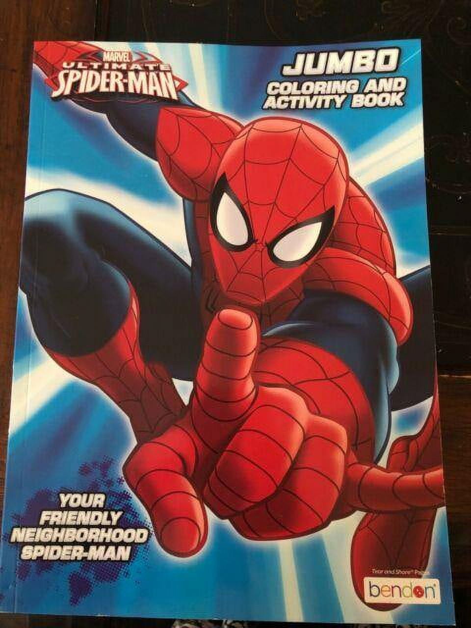 The Amazing Spider-Man Jumbo Coloring & Activity Book ~ Wall Crawling ...