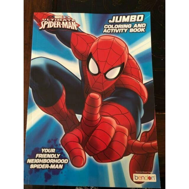 The Amazing Spider-Man Jumbo Coloring & Activity Book ~ Wall Crawling ...