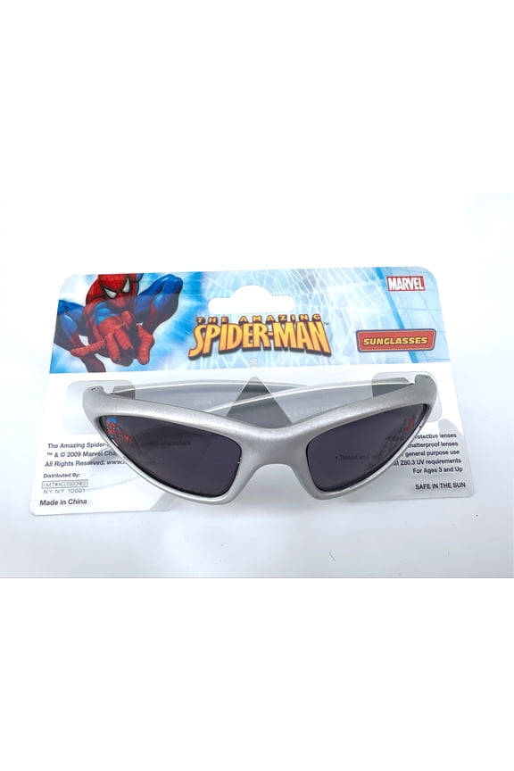 The Amazing Spider-Man Silver Colored Frame Kids Sunglasses