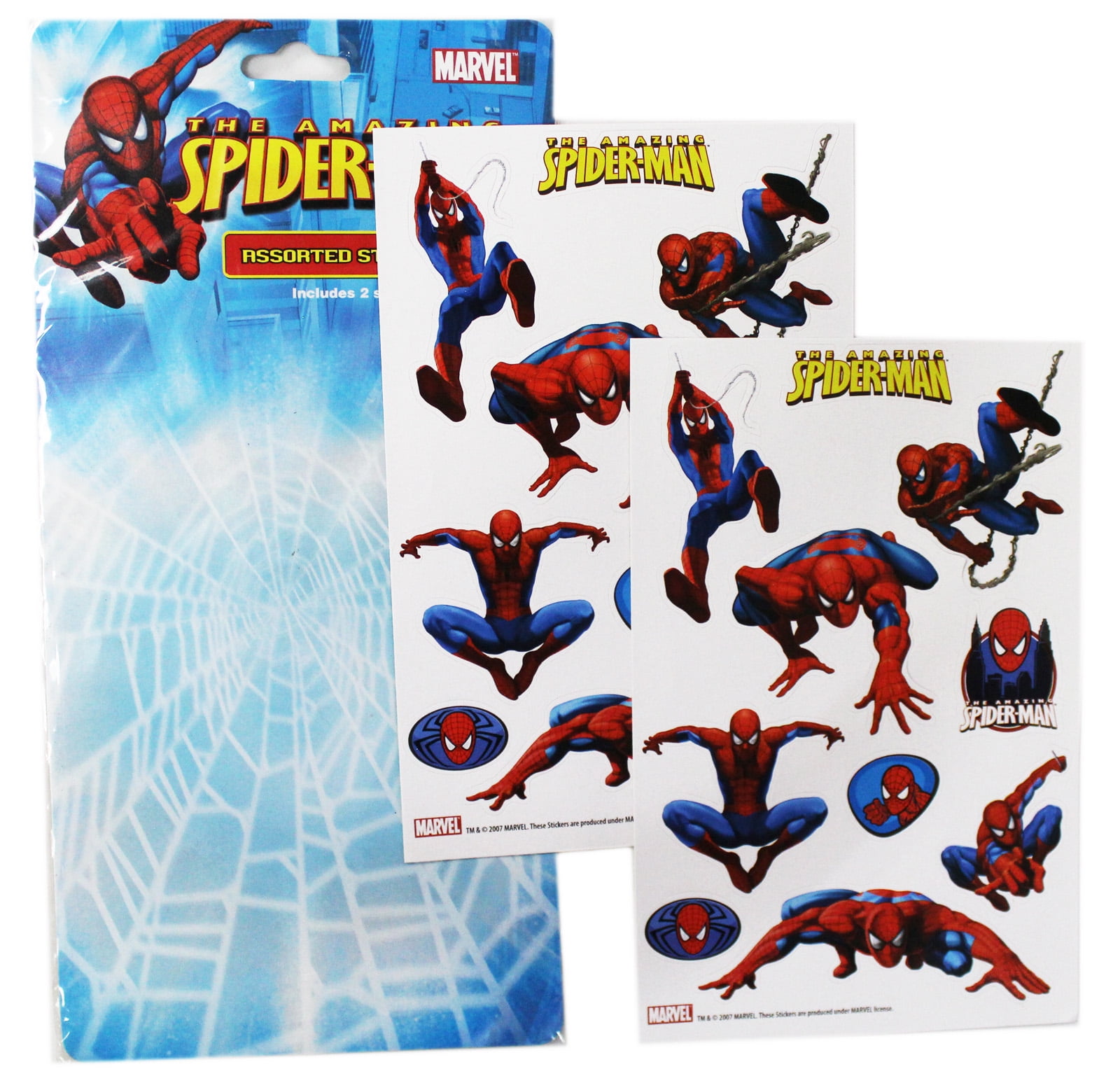 Spiderman Sticker Set Multicolor