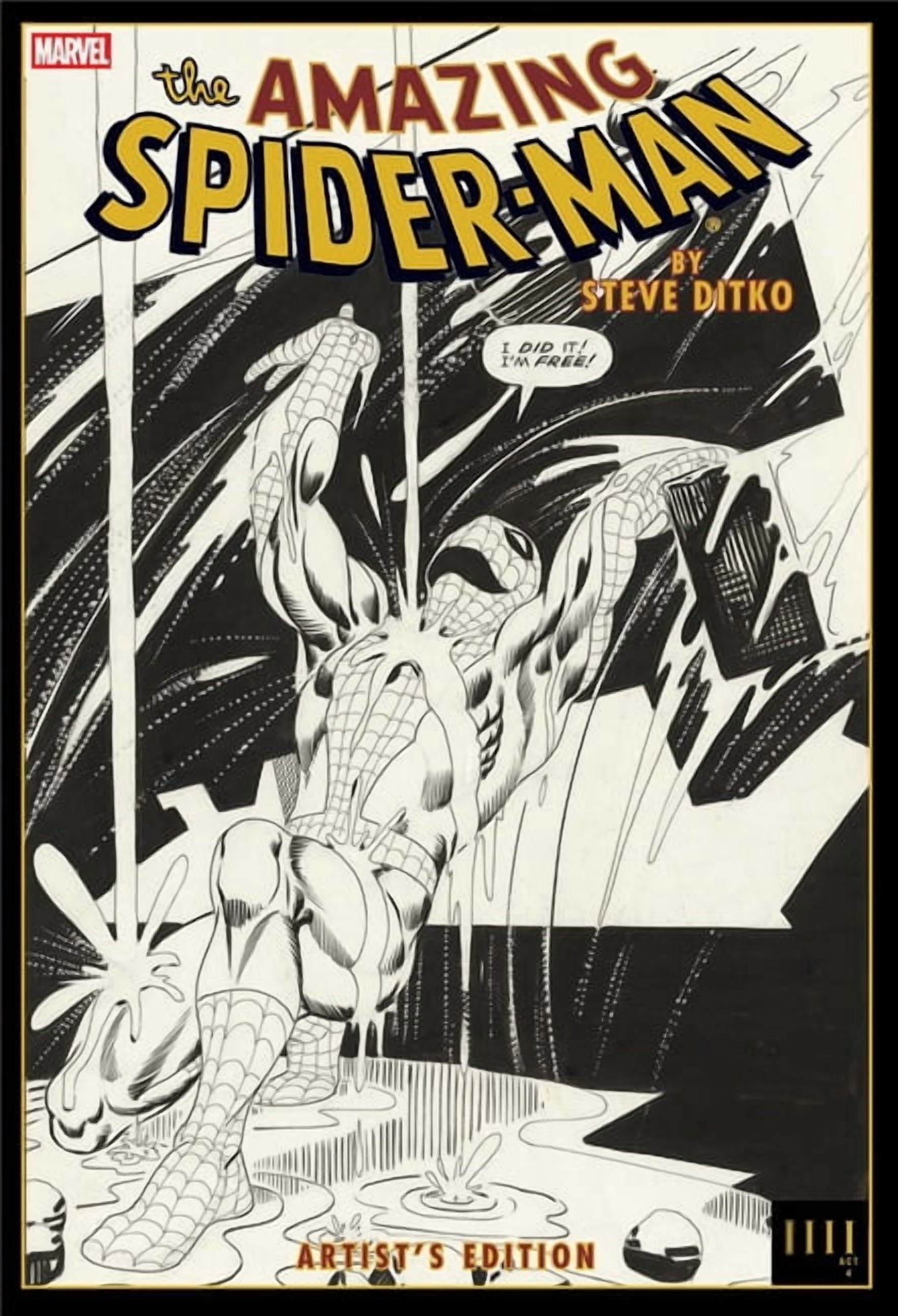The Amazing Spider-Man by Steve Ditko Artist's Edition, (Hardcover)