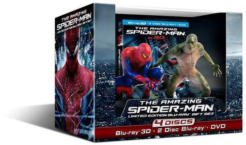 The Amazing Spider-man With Amazing Spider-Man and The Lizard Figurine (Blu-ray + Blu-ray + DVD) - image 1 of 7