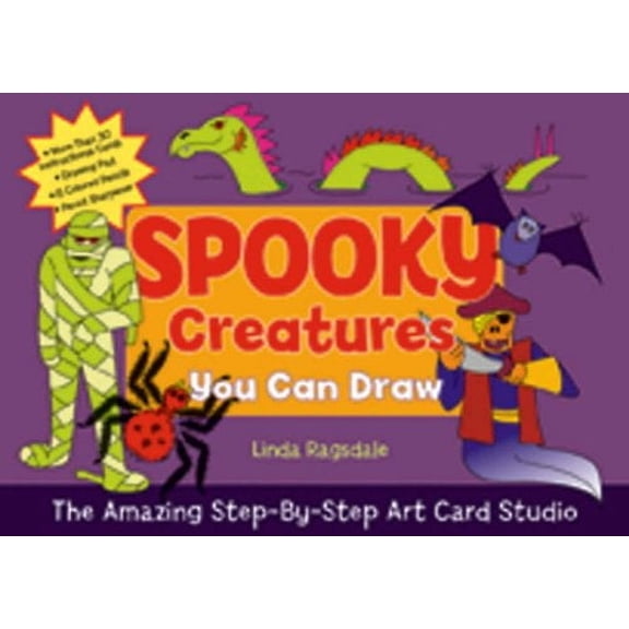 The Amazing Step-by-Step Art Card Studio: Spooky Creatures You Can Draw