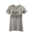 thumbnail image 1 of The Amazing Tiny Human Tamer Women's Fashion Relaxed T-Shirt Tee Heather Tan Small, 1 of 3