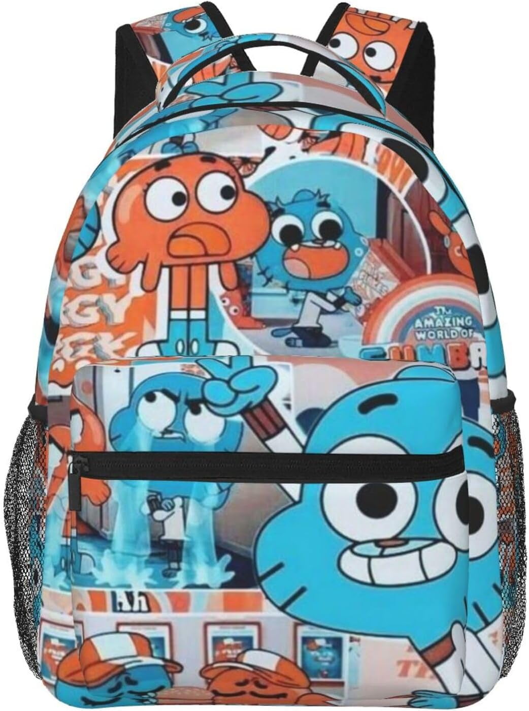 The Amazing World of Gumball Backpack Cartoon Anime Cute Backpack Lightweight Durable Backpack Large Capacity Travel Backpack Darwin Gumball