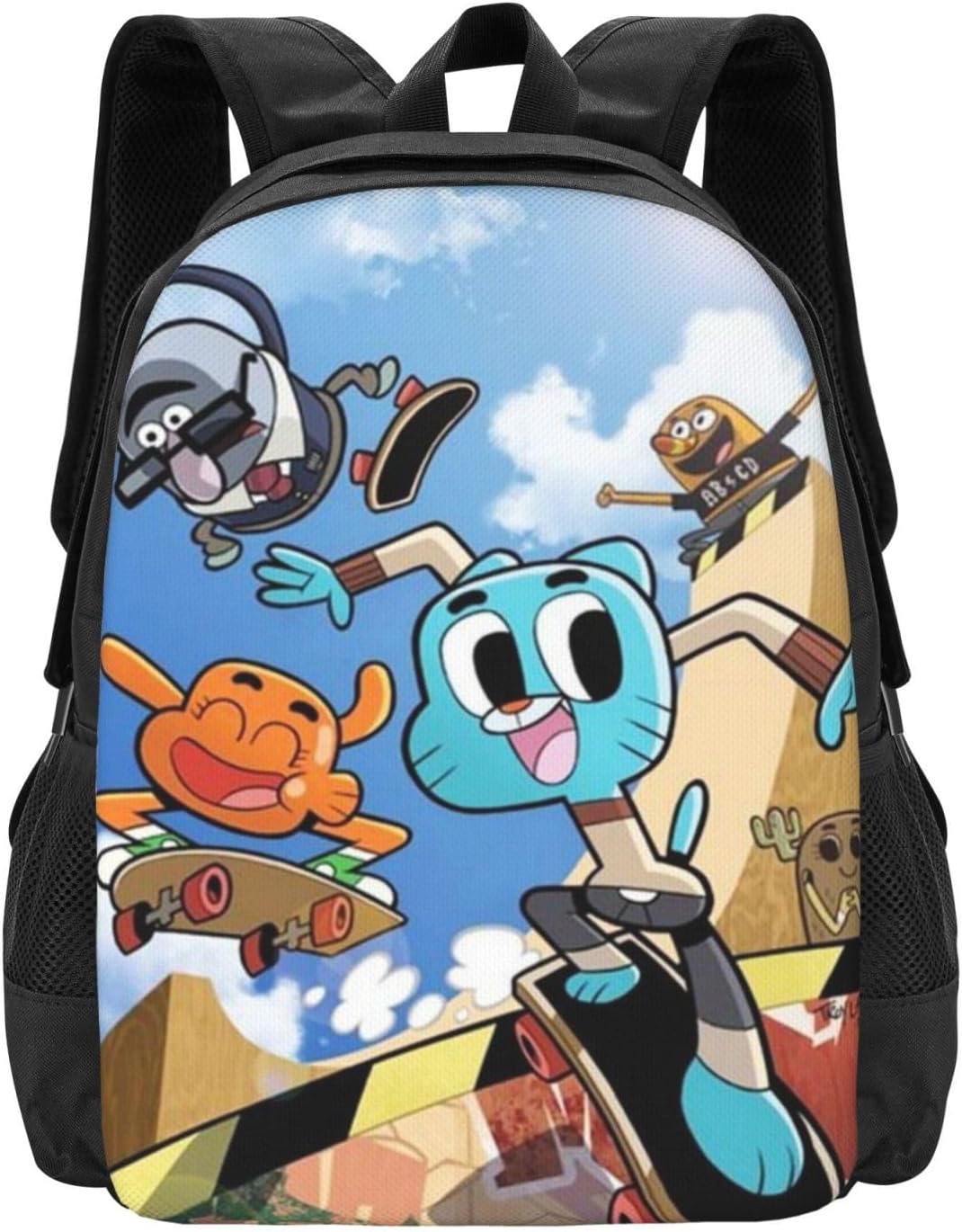 The Amazing World of Gumball Cartoon Backpack Character Backpack Cute ...