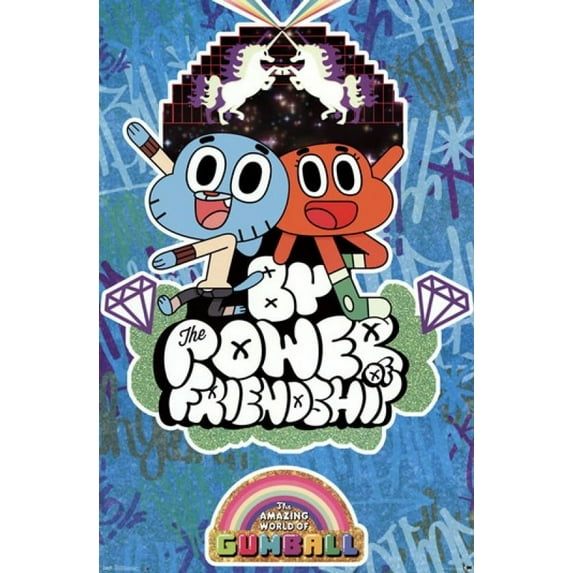 The Amazing World of Gumball - Friendship Laminated Poster Print (24 x 36)