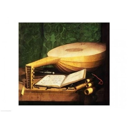 The Ambassadors 1533 Detail Poster Print by Hans Holbein - 36 x 24 in.