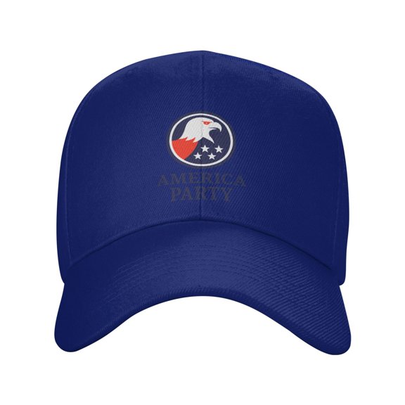 The America Party Sandwich Cap Unisex Adjustable Adult Baseball Caps Casquette Hats Flat Cap Curved Brim Cap Fishing Hat