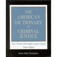 thumbnail image 1 of Pre-Owned The American Dictionary of Criminal Justice: Key Terms and Major Court Cases (Hardcover) 0810854066 9780810854062, 1 of 1