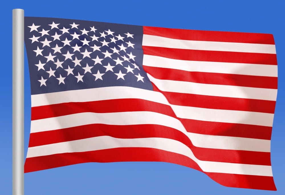 The American Flag Canvas Art - Don Hammond Design Pics (34 x 22)