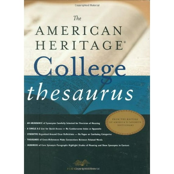 Pre-Owned The American Heritage College Thesaurus (Hardcover) 0618402195 9780618402199