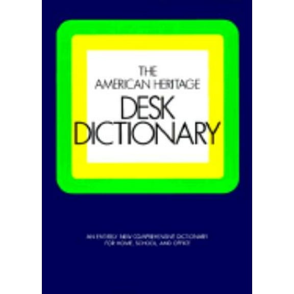 Pre-Owned Ahd Desk Dictionary (Hardcover) 0395312566 9780395312568