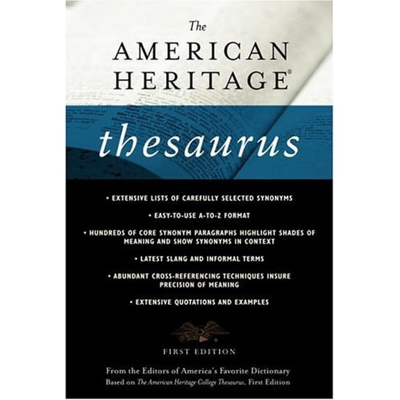 Pre-Owned The American Heritage Thesaurus (Paperback) 0385338783 9780385338783