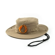The American Outdoorsman Men's Boonie Bucket Fishing Hat w/ UPF 50+ Sun Protection (Khaki)